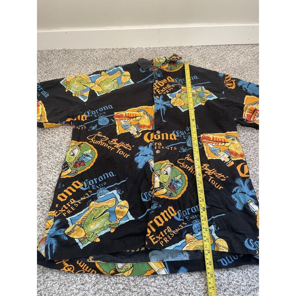 Quietly Making Noise Corona Extra Button Up Short Sleeve T-Shirt Men’s Size L - Picture 10 of 10